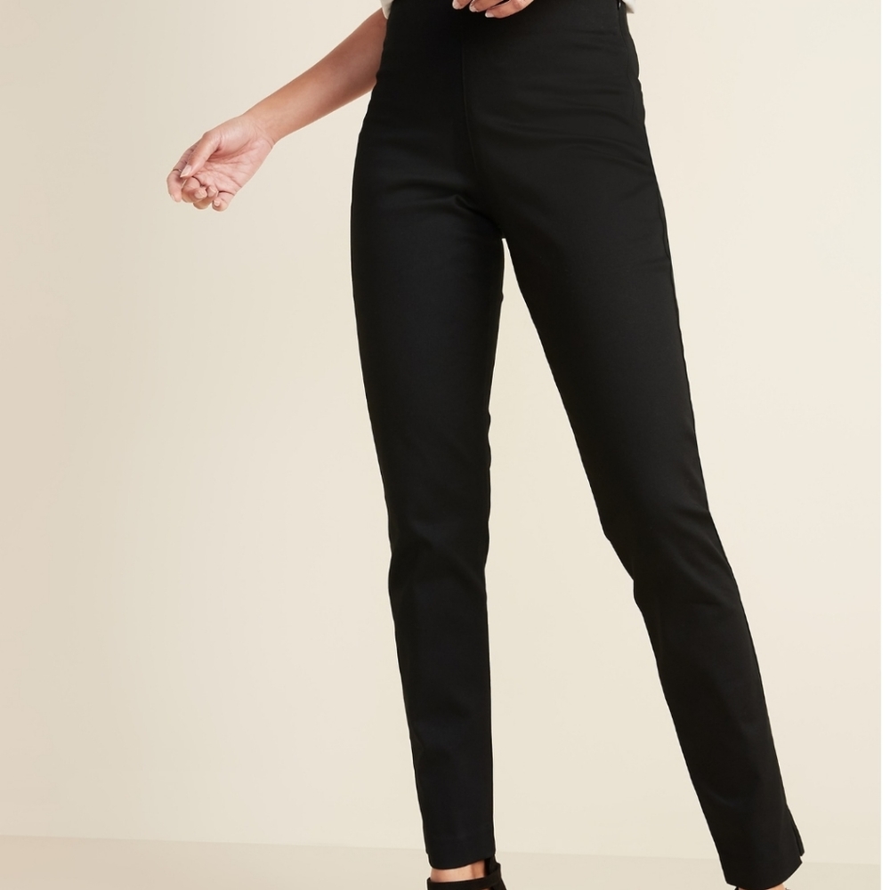 High-waisted Super Skinny Ankle Pants